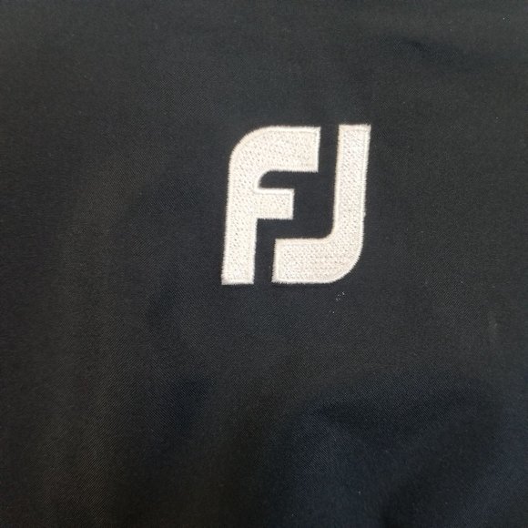 Dryjoys By FootJoy Mens Medium Black Jacket Long S - Picture 10 of 10